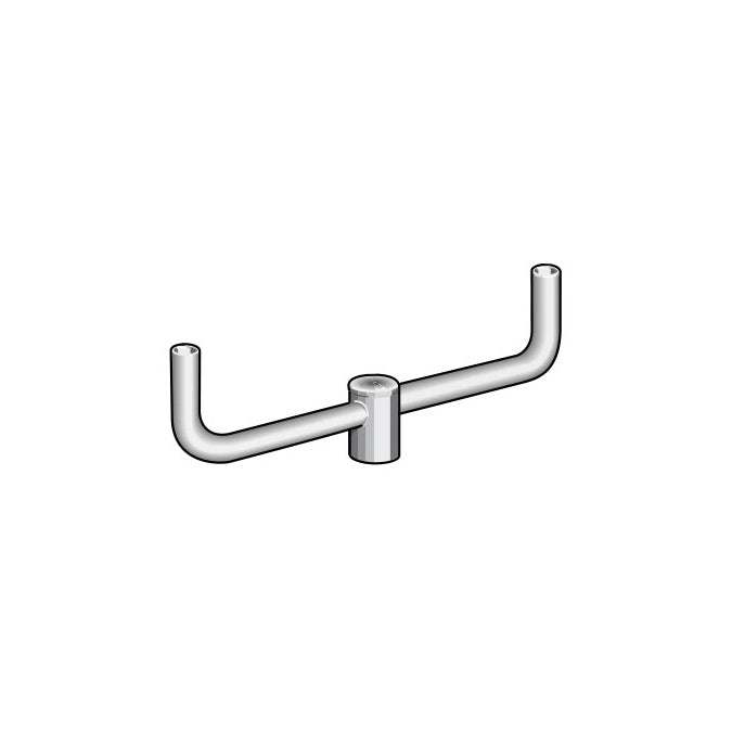 2 @ 180 deg. Fixture Mount, Aluminum Bullhorn Bracket, Pole Top Mount