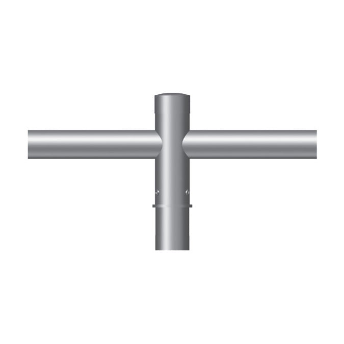 2 @ 180 deg. Fixture Mount, 12" Long, Steel Spoke Bracket, Pole Top Mount