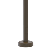 20' Tall x 5.0" OD x 0.125" Thick, Round Straight Aluminum, Hinged Anchor Base Light Pole
