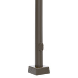 30' Tall x 6.6" Base OD x 2.4.0" Top OD x 11ga Thick, Round Tapered Steel, Anchor Base Light Pole