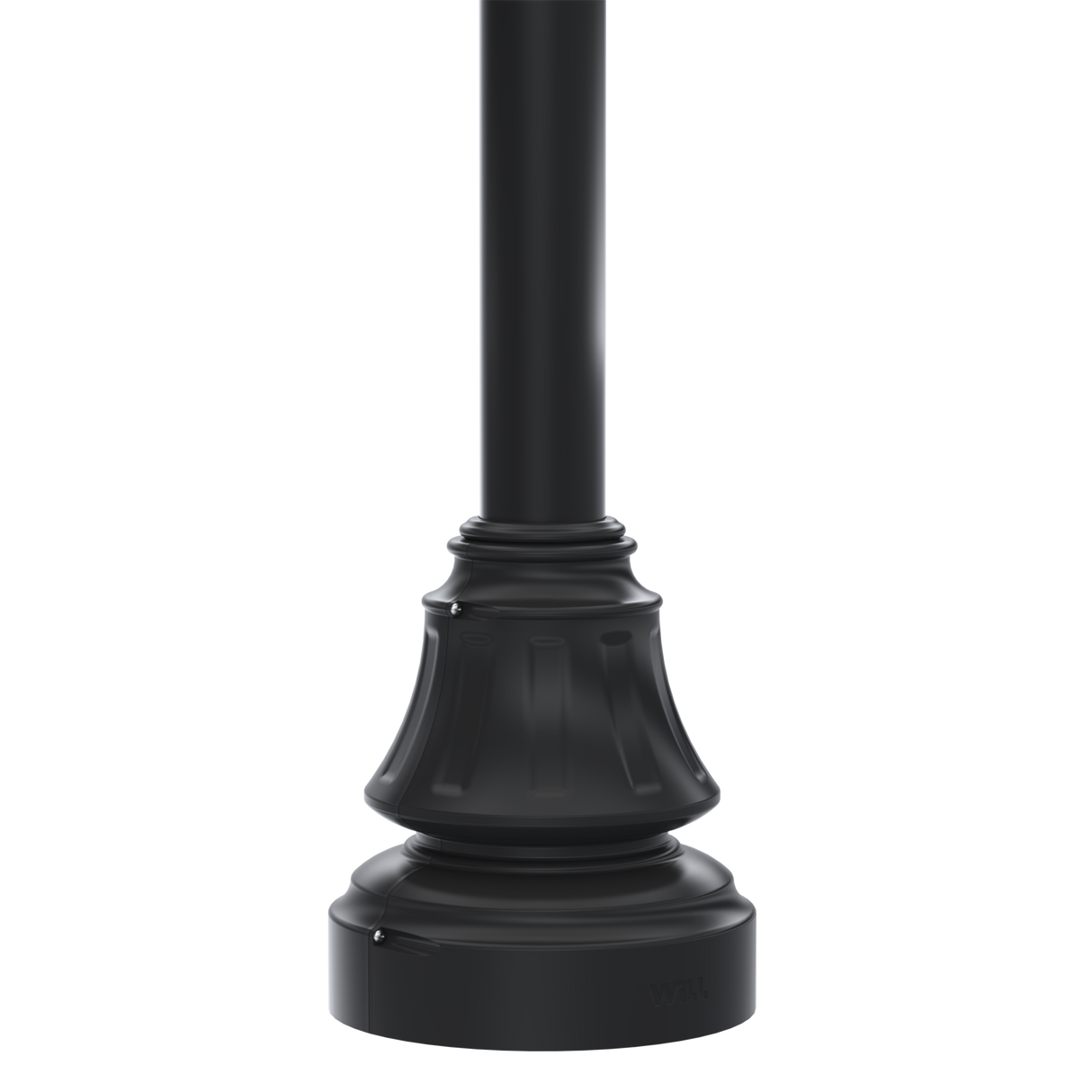 CL2 Decorative Clamshell Light Pole Base Cover for 6" Round Light Poles