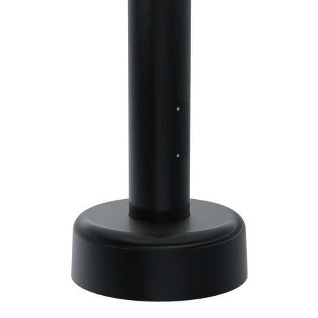 SC1 Spun Light Pole Base Cover for 4" Round Light Poles