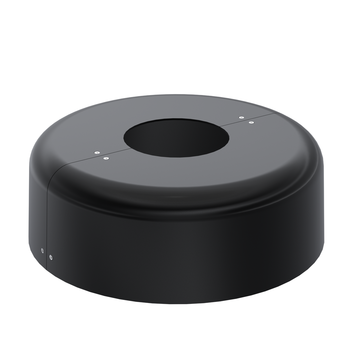 SC2 Spun Clamshell Light Pole Base Cover for 4" Round Light Poles