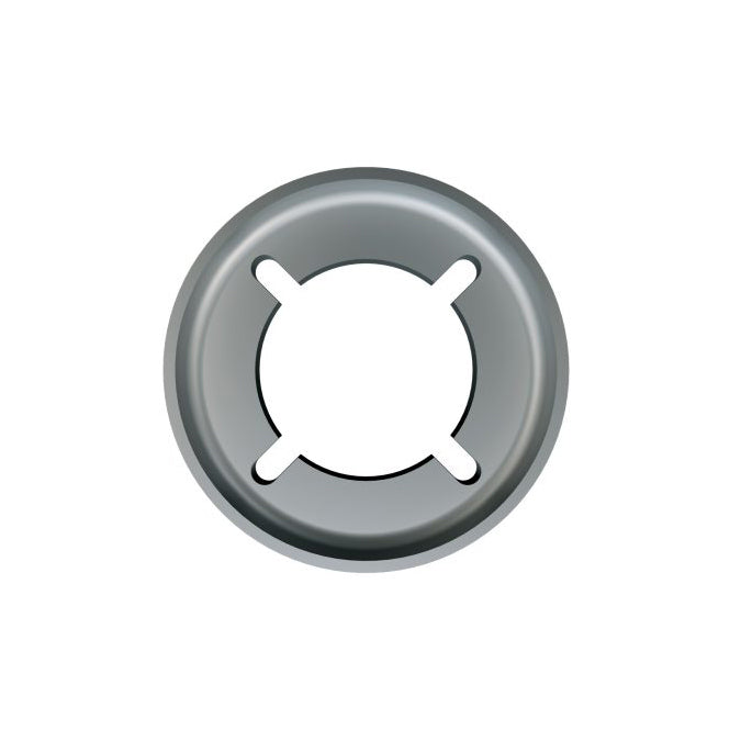 16' Tall x 4.0" OD x 0.125" Thick, Round Straight Aluminum, Decorative Arlen Style Anchor Base Light Pole