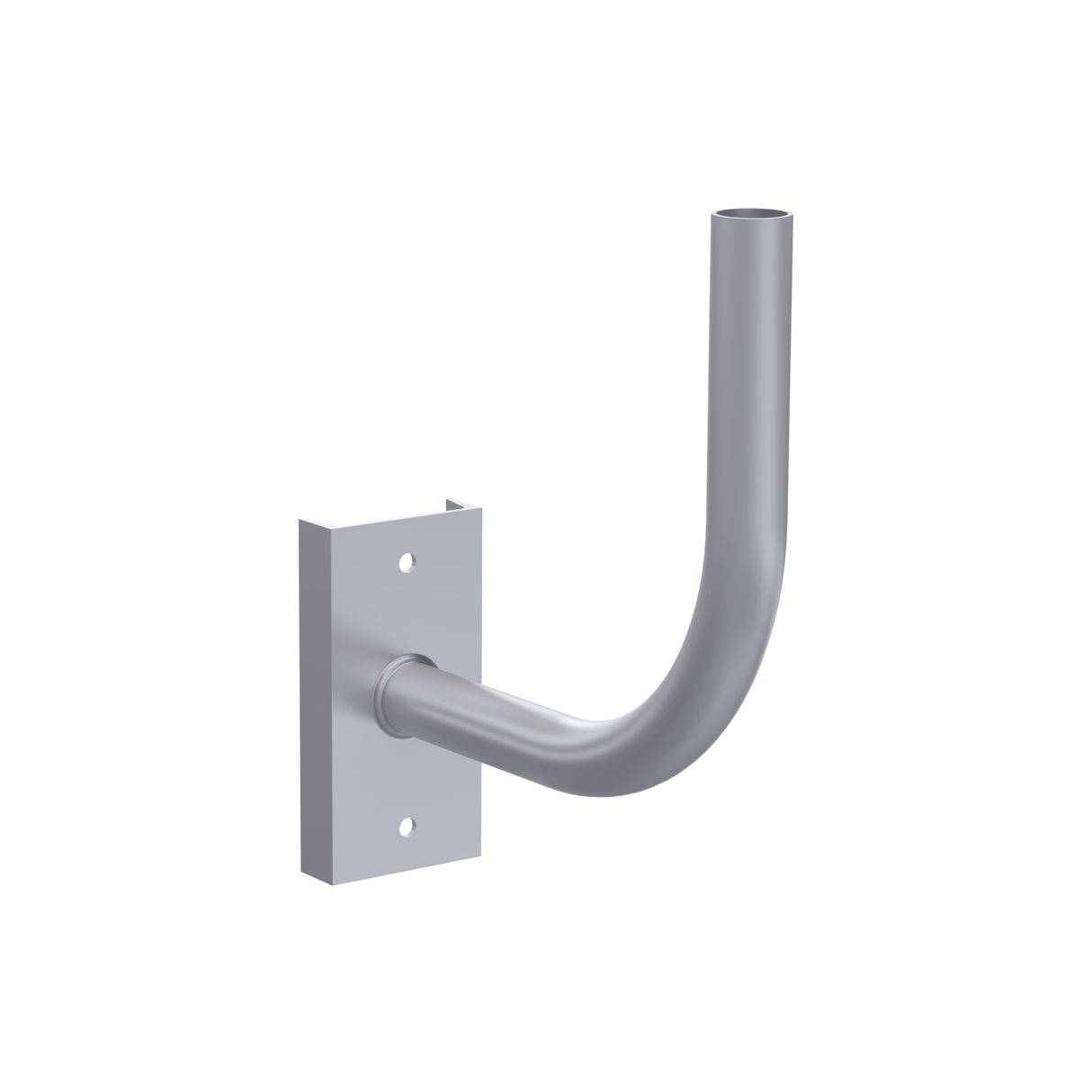 Single 2.38” OD Bullhorn, Wood Pole Mount