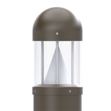 30W, WiLLstudio 42" Round Dome Top Bollard LED Light Fixture, 4000 Lumens