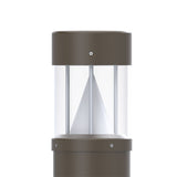 10W, WiLLstudio 42" Round Flat Top Bollard LED Light Fixture, 1500 Lumens