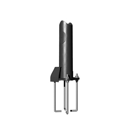16' Tall, Round Tapered Fiberglass, Anchor Base Light Pole