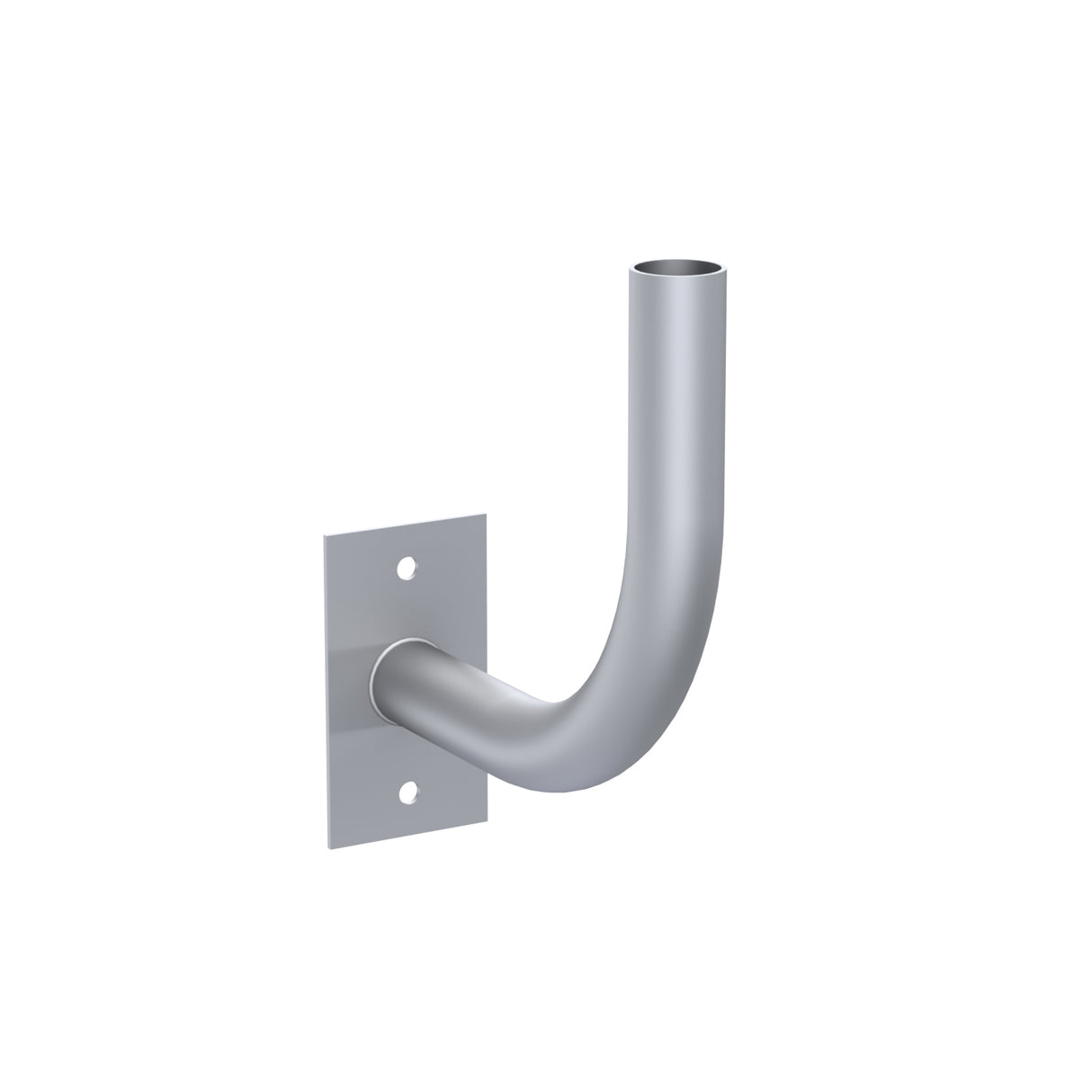 Single Fixture Mount, Aluminum Bullhorn Bracket, Square Pole or Wall Mount