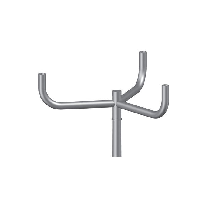 3 @ 120 deg. Fixture Mount, Steel Bullhorn Bracket, Pole Top Mount