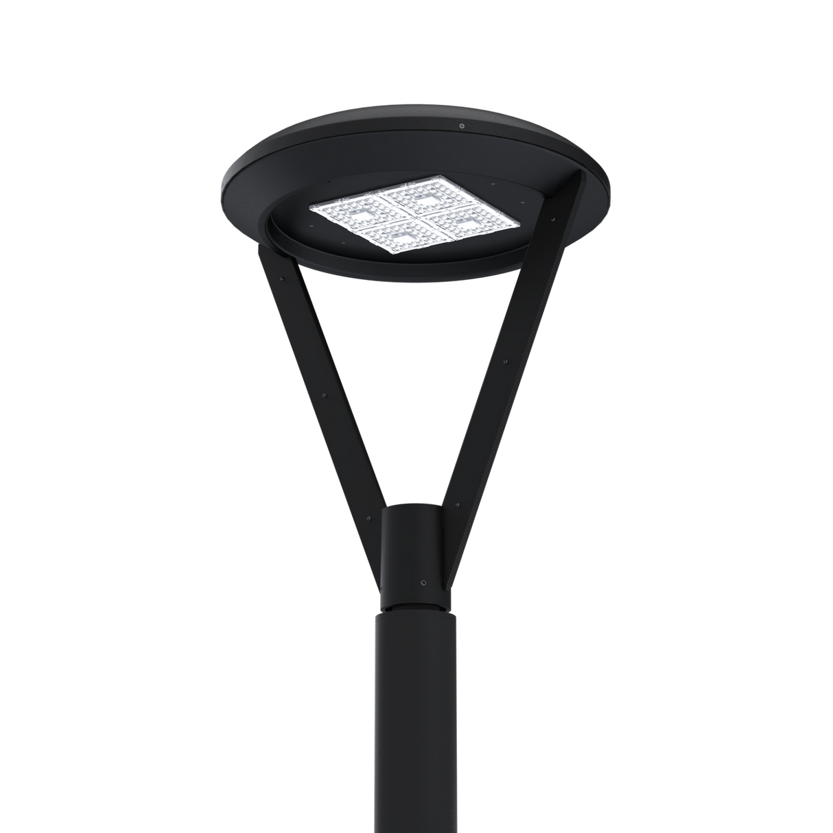 80W, WiLLstudio DRX Architectural Post Top LED Light Fixture, 12000 Lumens