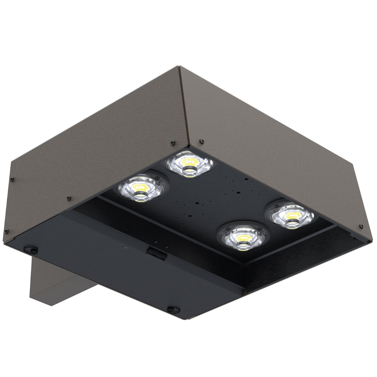 250W, NAFCO® Medium SHX Shoebox LED Light Fixture, 40000 Lumens
