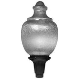 27w LED, 33.5" Acorn Design Post Top Lamp with Decorative Base, 3700 Lumens
