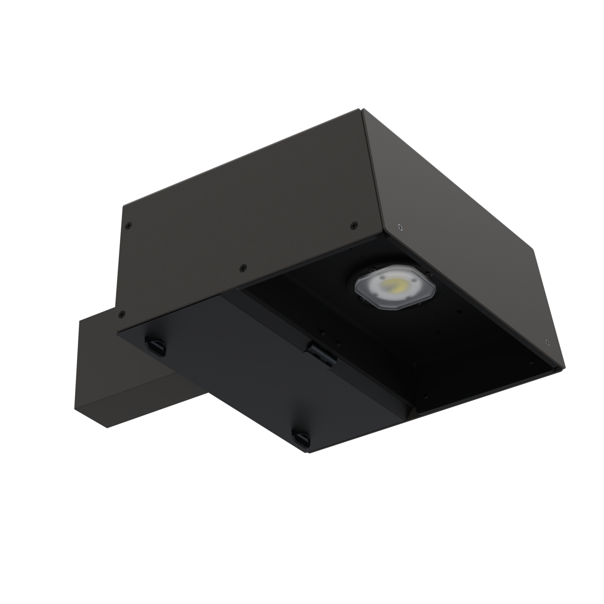 80W, NAFCO® Small SHX Shoebox LED Light Fixture, 12760 Lumens
