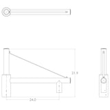 AR1 Single Suspension Arm Pole Top Bracket