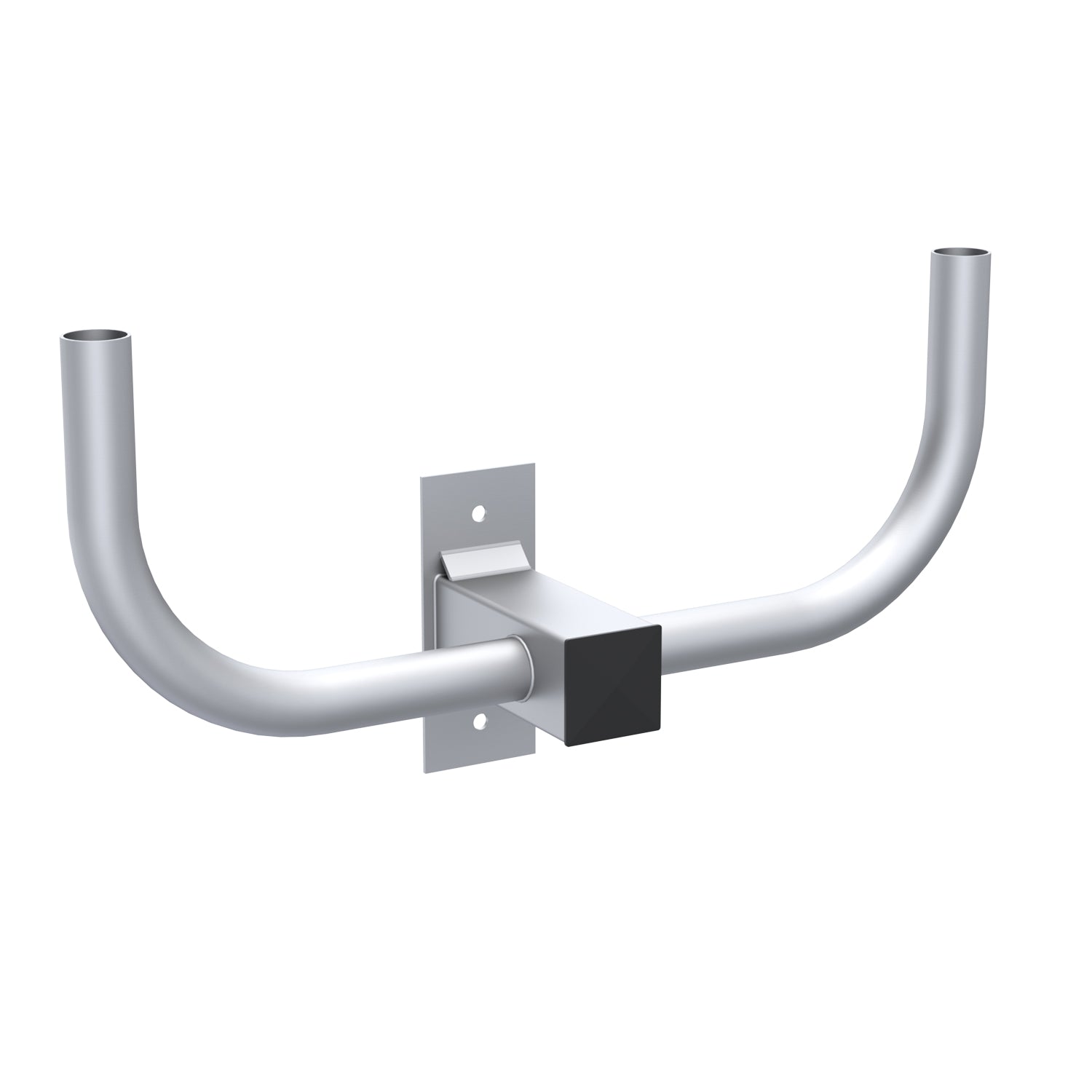 2 @ 180deg. Fixture Mount, Aluminum Bullhorn Bracket, Square Pole Or ...