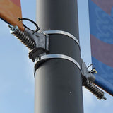 BannerSaver Wind-Spilling Banner Bracket Arm, Small Kit For Banners Less Than 17.5 sq. ft.