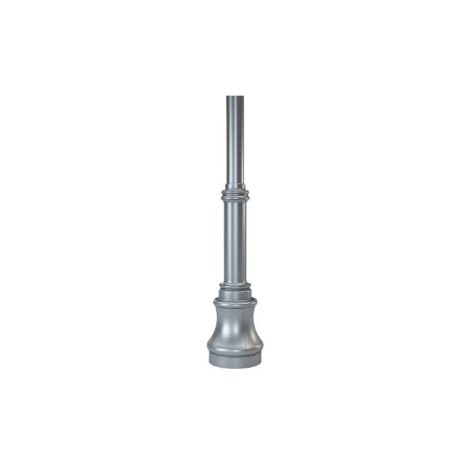 Round Straight Aluminum Decorative Lincoln Style Light Pole