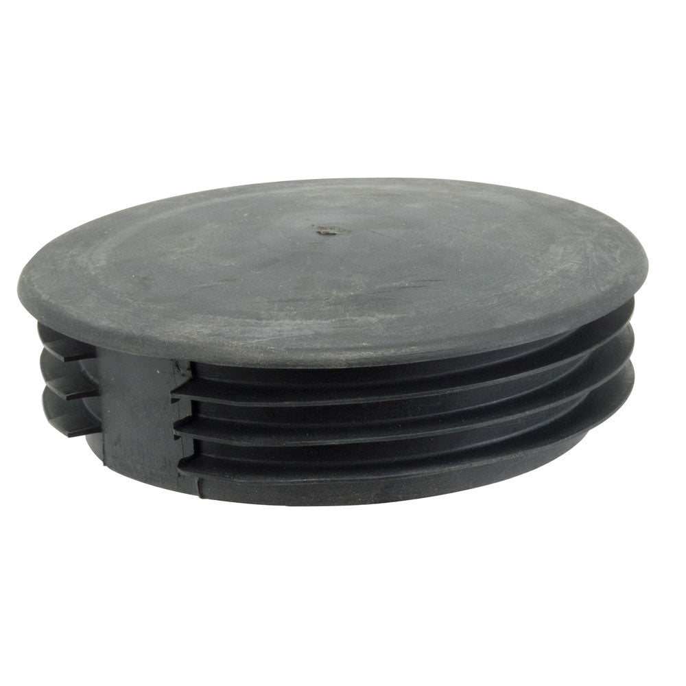 Round Injection Molded Plastic Top Cap for 4-1-2in OD Round Light Pole ...