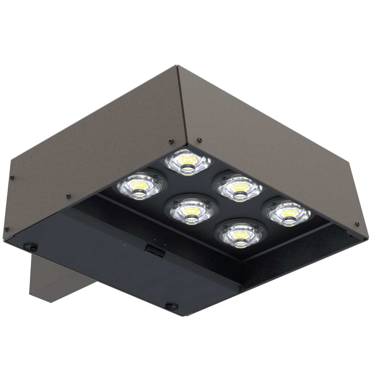 250W, NAFCO® Medium SHX Shoebox LED Light Fixture, 40000 Lumens