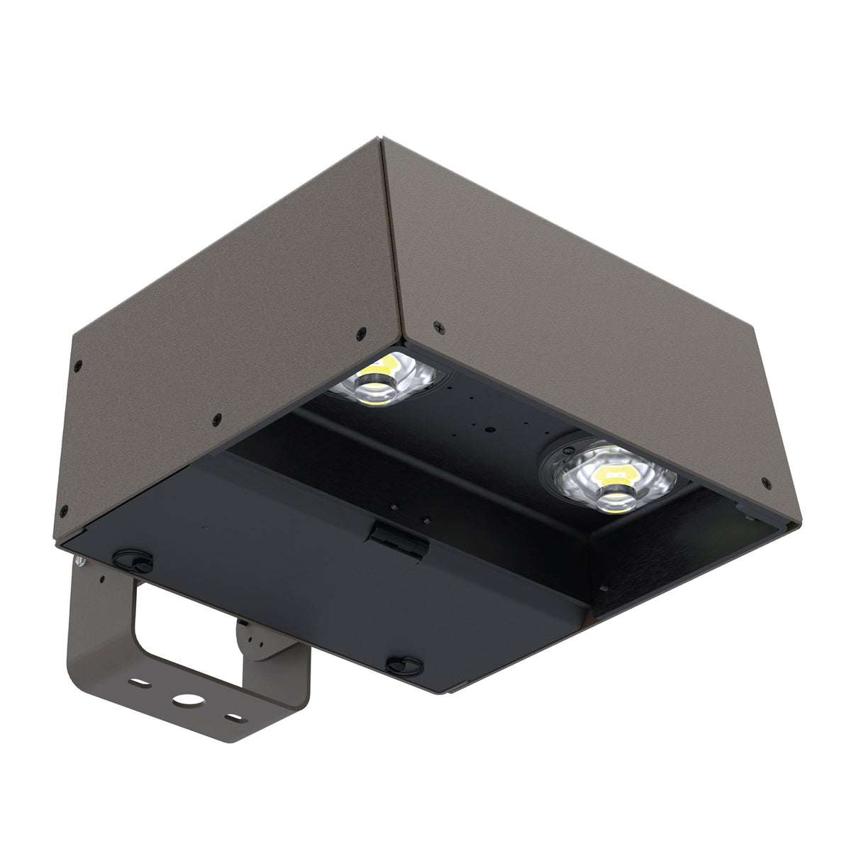 80W, NAFCO® Small SHX Shoebox LED Light Fixture, 13500 Lumens