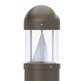 10W, WiLLstudio 42" Round Dome Top Bollard LED Light Fixture, 1500 Lumens