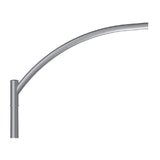 Single Fixture Mount, 4' Long, Steel Upsweep Bracket, Pole Top Mount